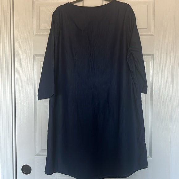 George Embroidered Jean Dress - Picture 7 of 7